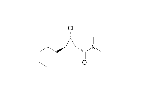 (1S*,2S*,3R*)-2-Chloro-N,N-dimethyl-3-pentylcyclopropanecarboxamide
