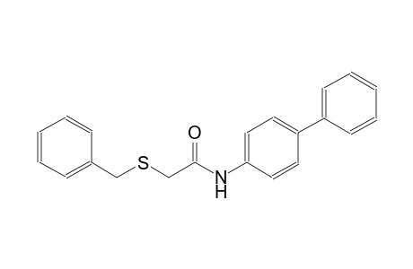 acetamide, N-[1,1'-biphenyl]-4-yl-2-[(phenylmethyl)thio]-