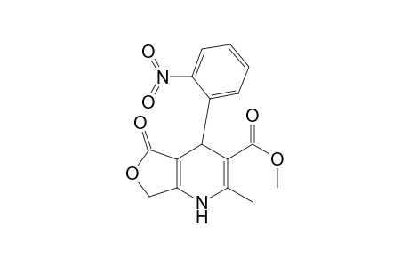 2-Methyl-3-methoxycarbonyl-5-oxo-4-(o-nitrophenyl)-1,4,5,7-tetrahydrofuro[3,4-b]pyridine