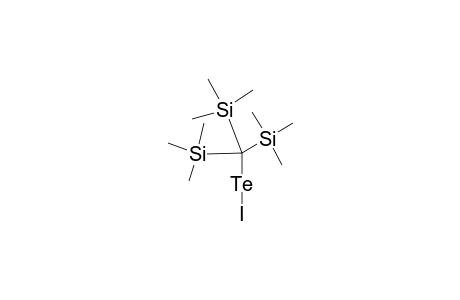Tris(trimethylsilyl)methanetellurenyl iodide