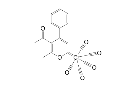 Pentacarbonyl-(5-Acetyl-6-methyl-4-phenyl-2H-pyran-2-ylidene)-chromium