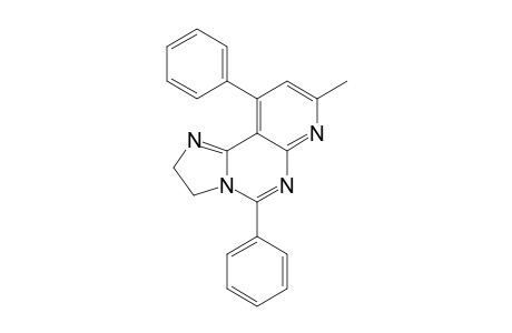 7-Methyl-4,9-diphenyl-2,3-dihydro-3H-(1,3a,5,6)-tetraazacyclopenta[a]naphthalene