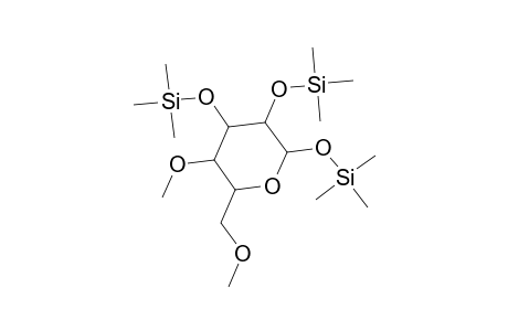 Glucopyranose, 4,6-di-O-methyl-1,2,3-tris-O-(trimethylsilyl)-