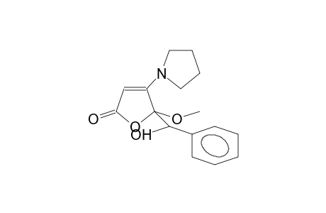 5-Hydroxybenzyl-5-methoxy-4-(pyrrolidin-1-yl)-furan-2(5H)-one