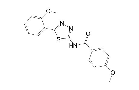 4-methoxy-N-[5-(2-methoxyphenyl)-1,3,4-thiadiazol-2-yl]benzamide