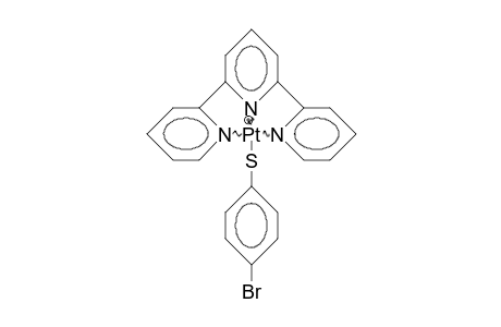 (4-Bromo-thiophenolato)-(2,2':6',2'-terpyridine)-platinum(ii) cation