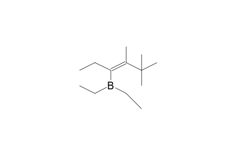 Diethyl-[(E)-1-ethyl-2,3,3-trimethyl-but-1-enyl]borane