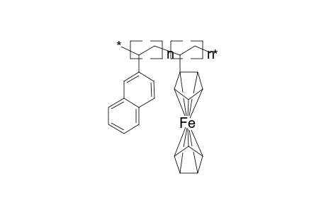 Poly(2-vinylnaphthalene-co-vinylferrocene)