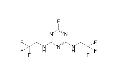 6-Fluoranyl-N2,N4-bis[2,2,2-tris(fluoranyl)ethyl]-1,3,5-triazine-2,4-diamine