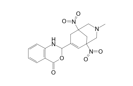 2-(3-Methyl-1,5-dinitro-3-aza-bicyclo[3.3.1]non-6-en-7-yl)-1,2-dihydro-benzo[d][1,3]oxazin-4-one