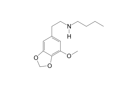 N-Butyl-3-methoxy-4,5-methylenedioxyphenethylamine