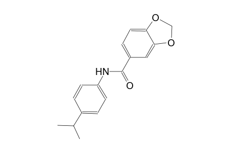 N-(4-isopropylphenyl)-1,3-benzodioxole-5-carboxamide