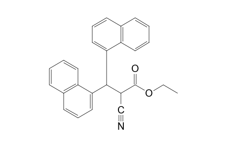 2-cyano-3,3-di-1-naphthylpropionic acid, ethyl ester