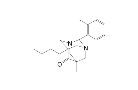 5-butyl-7-methyl-2-(2-methylphenyl)-1,3-diazatricyclo[3.3.1.1~3,7~]decan-6-one