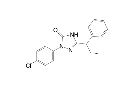 1-(p-chlorophenyl)-3-(alpha-ethylbenzyl)-delta^2-1,2,4-triazolin-5-one