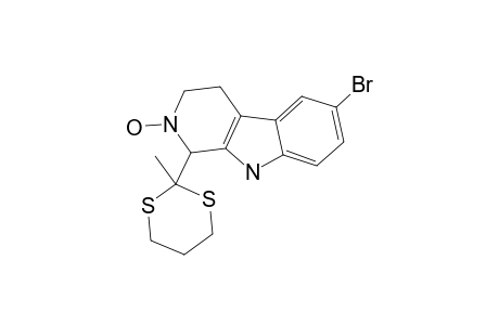 6-BROMO-2-HYDROXY-1-(2'-METHYL-1',3'-DITHIAN-2'-YL)-1,2,3,4-TETRAHYDRO-BETA-CARBOLINE