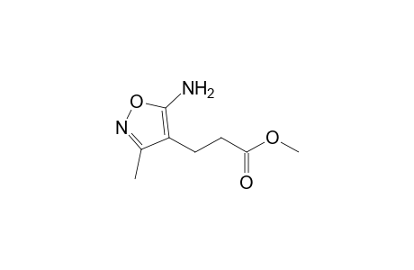 3-(5-amino-3-methyl-4-isoxazolyl)propanoic acid methyl ester