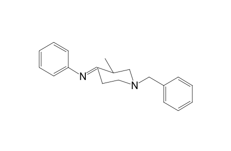 1-Benzyl-3-methyl-4-phenyliminopiperidine