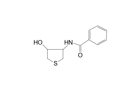 trans-3-Benzoylamino-4-hydroxythiofane