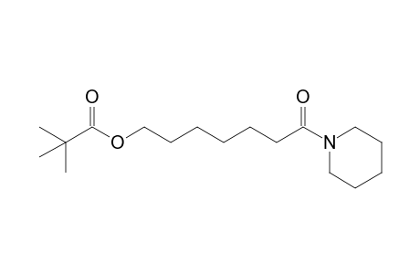(7-oxidanylidene-7-piperidin-1-yl-heptyl) 2,2-dimethylpropanoate