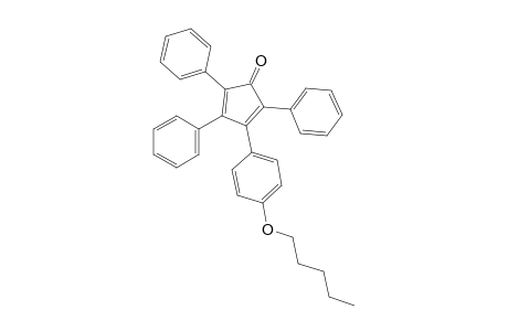 3-(p-pentyloxyphenyl)-2,4,5-triphenylcyclopentadienone