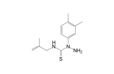 1-(3,4-dimethylphenyl)-N-(2-methylallyl)hydrazinecarbothioamide
