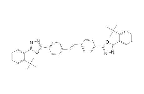 1,2-Bis[4-[2-(2-tert-butylphenyl)-1,3,4-oxadiazol-5-yl]phenyl]ethylene