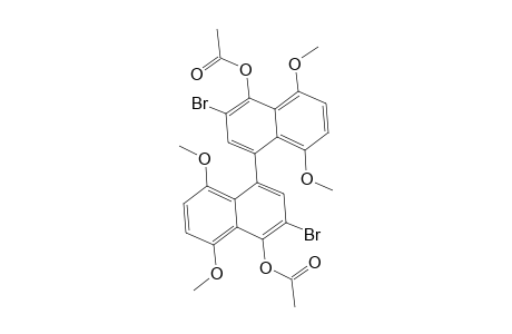 4,4'-Diacetoxy-3,3'-dibromo-5,5',8,8'-tetramethoxy-1,1'-binaphthalene