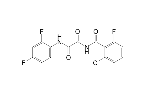 N-(2-chloro-6-fluorobenzoyl)-N'-(2,4-difluorophenyl)oxamide