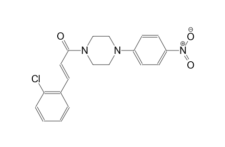 1-[(2E)-3-(2-chlorophenyl)-2-propenoyl]-4-(4-nitrophenyl)piperazine