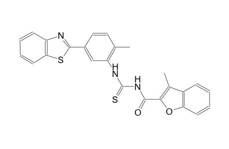 thiourea, N-[5-(2-benzothiazolyl)-2-methylphenyl]-N'-[(3-methyl-2-benzofuranyl)carbonyl]-