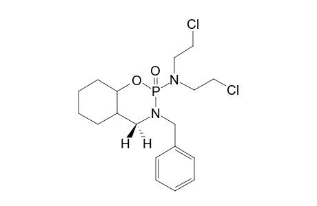 TRANS-FUSED-3-BENZYL-2-[BIS-(2-CHLOROETHYL)-AMINO]-3,4,4A,5,6,7,8,8A-OCTAHYDRO-1,3,2-BENZOXAZAPHOSPHORINANE-2-OXIDE