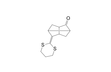 6-(1',3'-Dithian-2'-ylidene)tricyclo[3.3.0.0(3,7)]octan-2-one