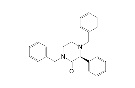 1,4-Dibenzyl-(S)-3-phenyl-2-piperazinone