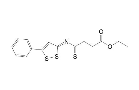 Ethyl 3-[( 5'-phenyl-[1,2]-dithiol-3'-ylidene)thiocarbamoyl]-propanoate