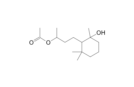 3-(2-Hydroxy-2,6,6-trimethylcyclohexyl)-1-methylpropyl acetate