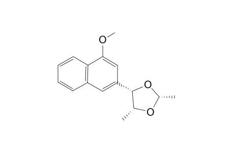 Rel-(2R,4S,5R)-4-(4'-Methoxynaphthalen-2'-yl)-2,5-dimethyl-1,3-dioxolane