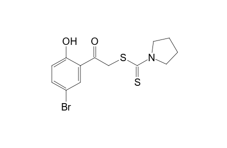 5'-bromo-2'-hydroxy-2-mercaptoacetophenone, 2-(1-pyrrolidinecarbodithioate)