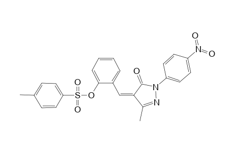2-{[3-methyl-1-(4-nitrophenyl)-5-oxo-1,5-dihydro-4H-pyrazol-4-ylidene]methyl}phenyl 4-methylbenzenesulfonate