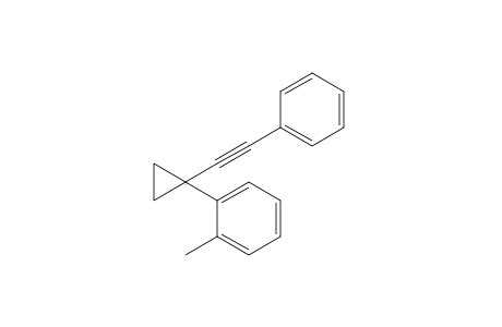 1-(Phenylethynyl)-1-(2'-methylphenyl)cyclopropane