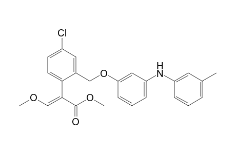 Methyl (E)-2-[4-chloro-2-[[3-(3-methylanilino)phenoxy]methyl]phenyl]-3-methoxy-prop-2-enoate