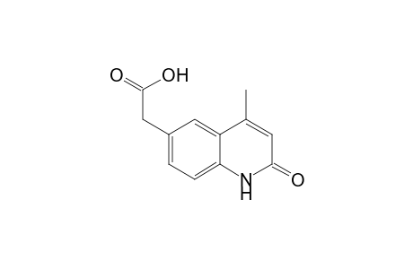 6-Quinolineacetic acid, 1,2-dihydro-4-methyl-2-oxo-