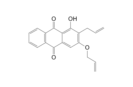 2-Allyl-3-allyloxy-1-hydroxy-anthraquinone