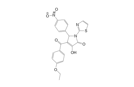 4-(4-ethoxybenzoyl)-3-hydroxy-5-(4-nitrophenyl)-1-(1,3-thiazol-2-yl)-1,5-dihydro-2H-pyrrol-2-one