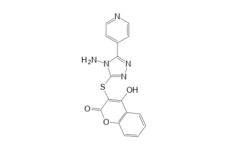3-((4-Amino-5-(pyridin-4-yl)-4H-1,2,4-triazol-3-yl) thio)-4-hydroxy-2H-chromen-2-one