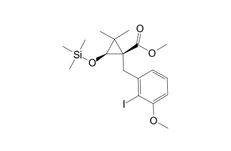 CIS-METHYL-1-(2-IODO-3-METHOXYBENZYL)-3,3-DIMETHYL-2-TRIMETHYLSILOXYCYCLOPROPANECARBOXYLATE