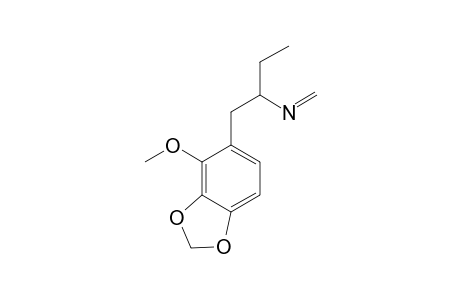 1-(2-Methoxy-3,4-methylenedioxyphenyl)butan-2-amine-A (CH2O,-H2O)