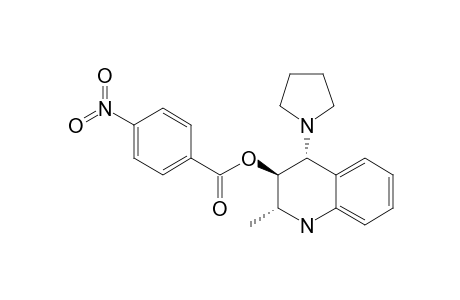 2-METHYL-3-(4-NITROBENZOYLOXY)-4-PYRROLIDYL-1,2,3,4-TETRAHYDROQUINOLINE