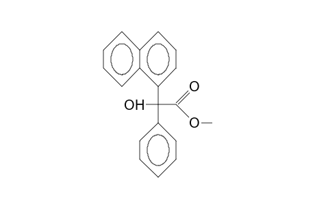 .alpha.-Hydroxy.alpha.-(naphth-1-yl)-benzeneacetic acid, methyl ester