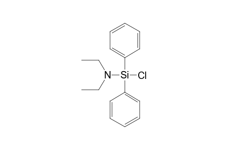 Diethylamino-diphenyl-chloro-silane